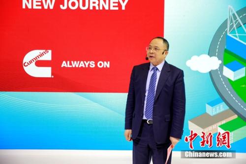 康明斯副总裁、中国区发动机事业部总经理刘晓星发言